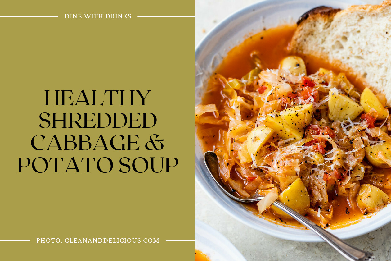 Healthy Shredded Cabbage & Potato Soup