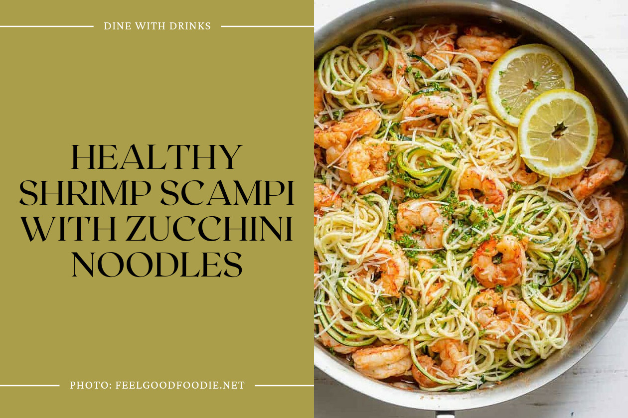 Healthy Shrimp Scampi With Zucchini Noodles