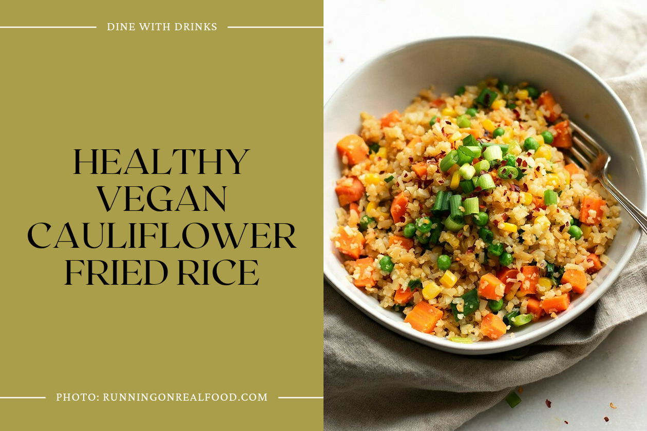 Healthy Vegan Cauliflower Fried Rice