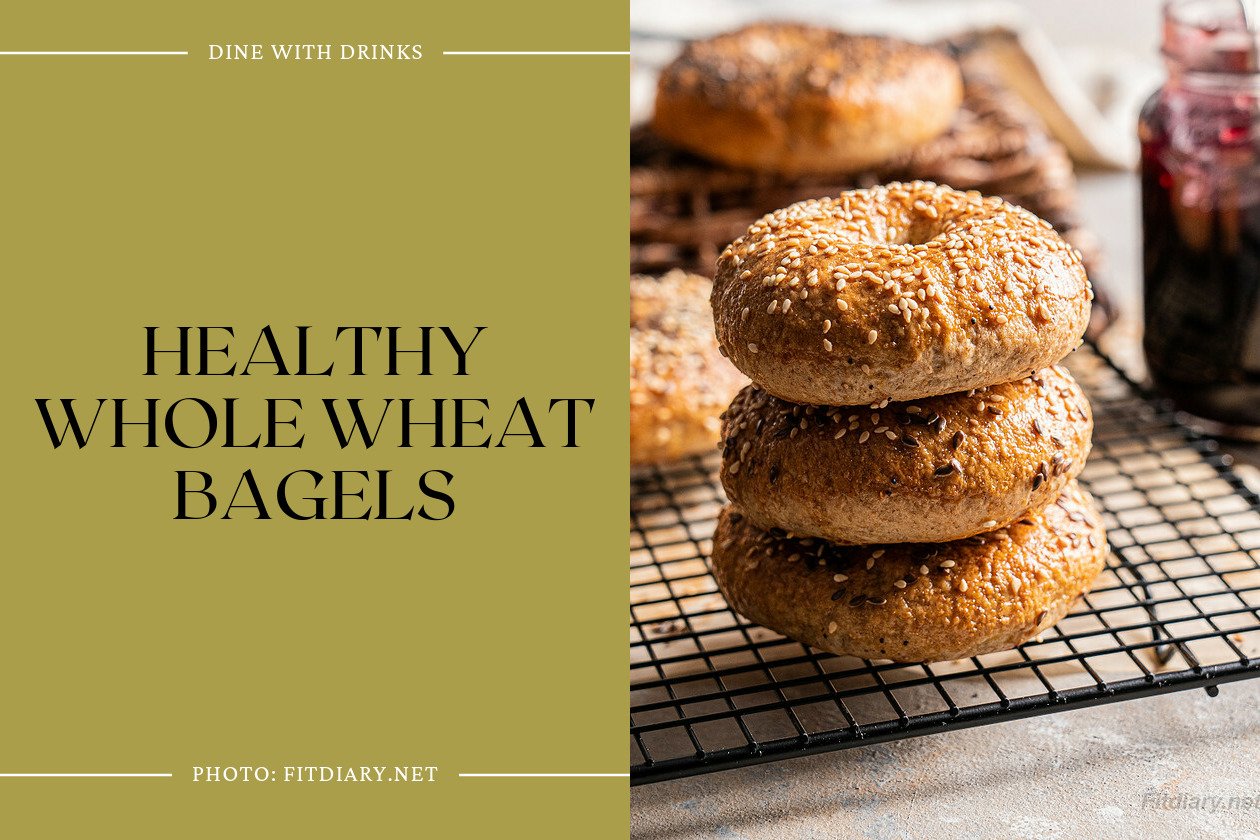 Healthy Whole Wheat Bagels
