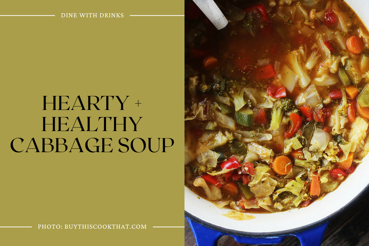 Hearty + Healthy Cabbage Soup