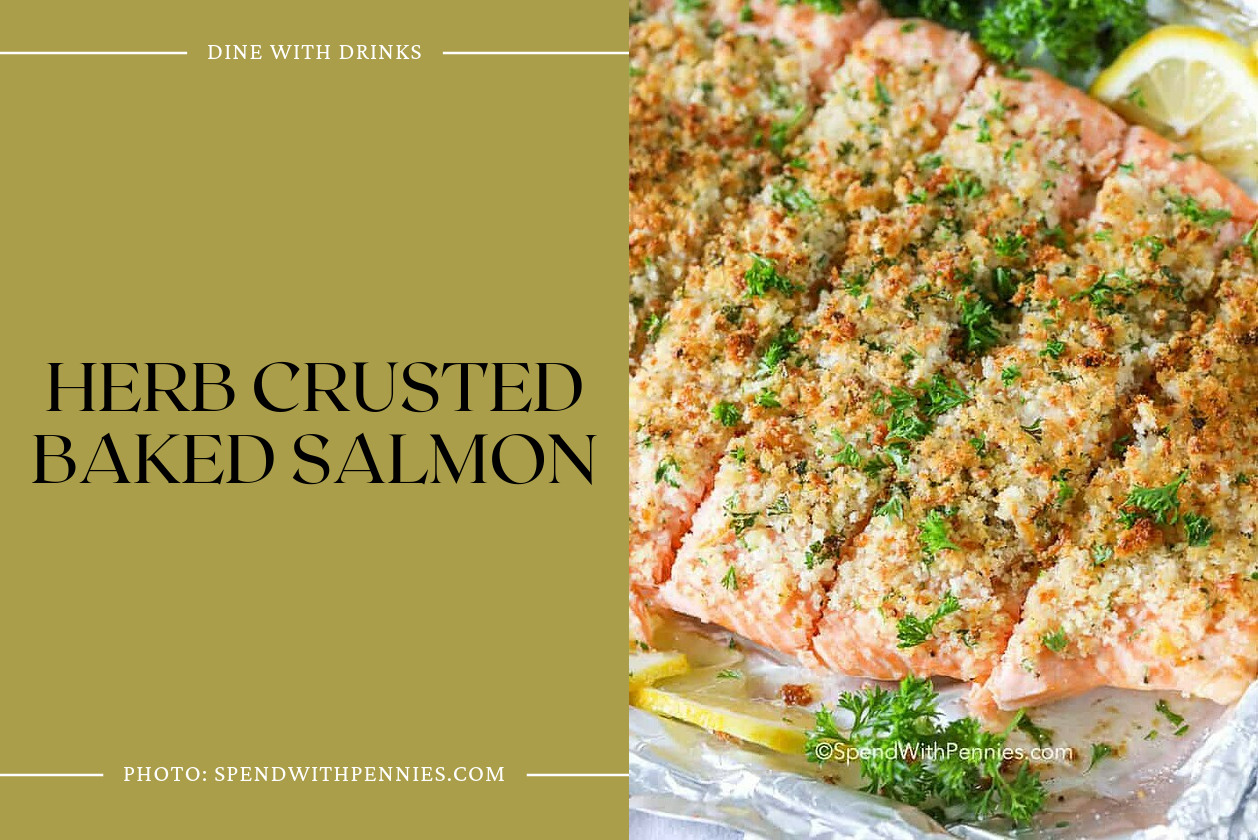 Herb Crusted Baked Salmon