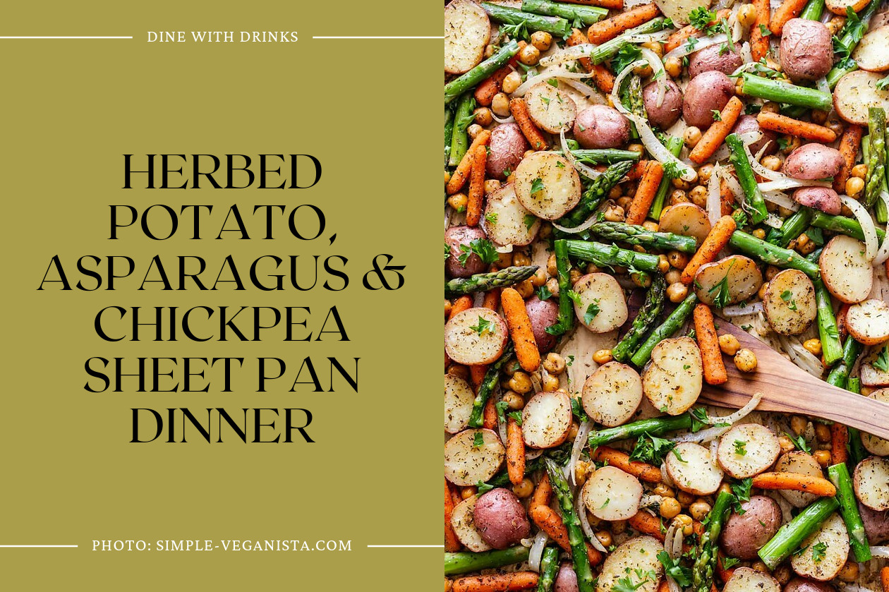 Herbed Potato, Asparagus & Chickpea Sheet Pan Dinner