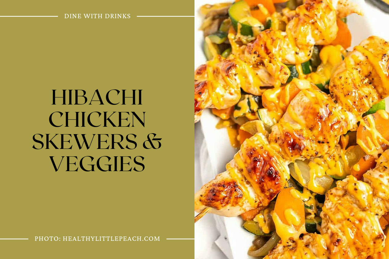Hibachi Chicken Skewers & Veggies