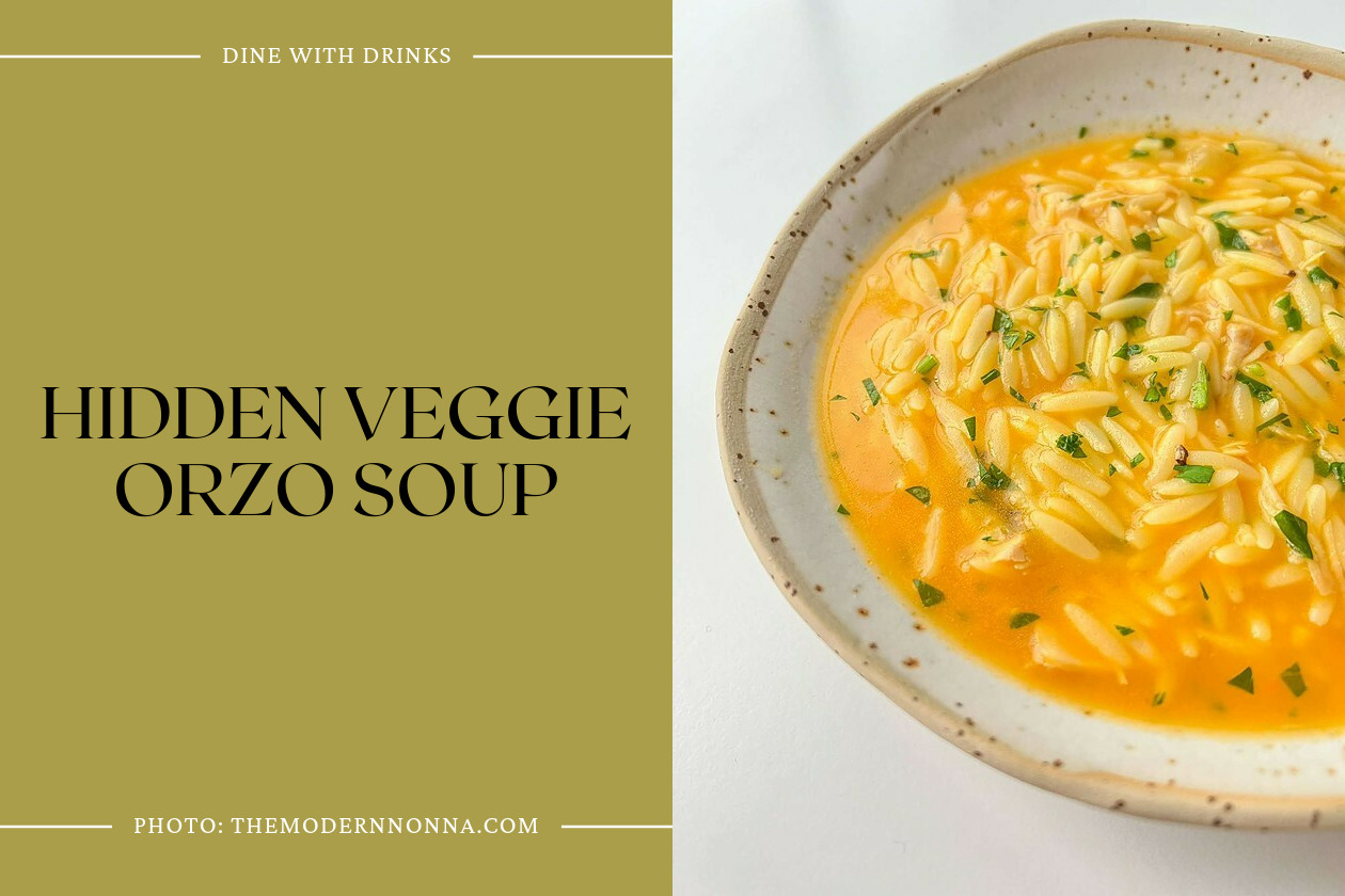 Hidden Veggie Orzo Soup