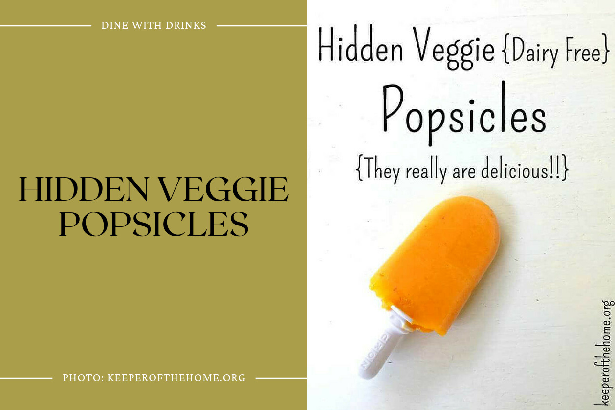 Hidden Veggie Popsicles