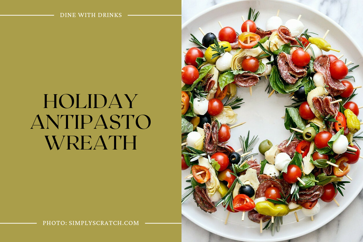 Holiday Antipasto Wreath