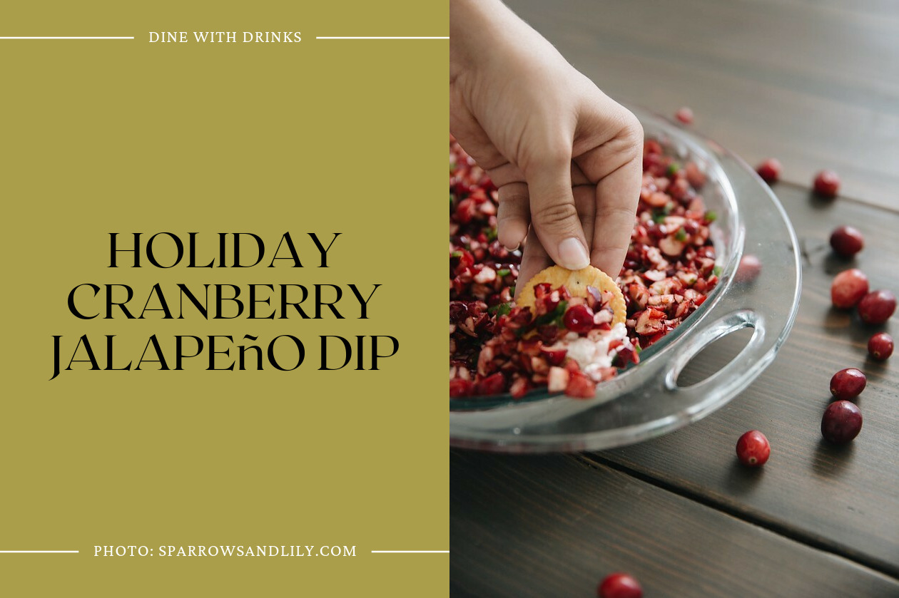 Holiday Cranberry Jalapeño Dip