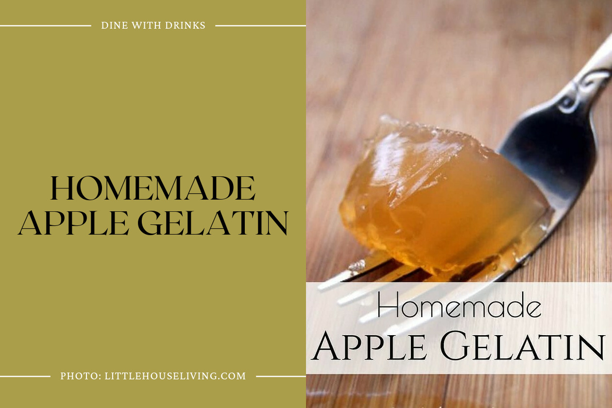 Homemade Apple Gelatin