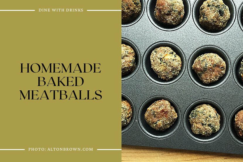 Homemade Baked Meatballs