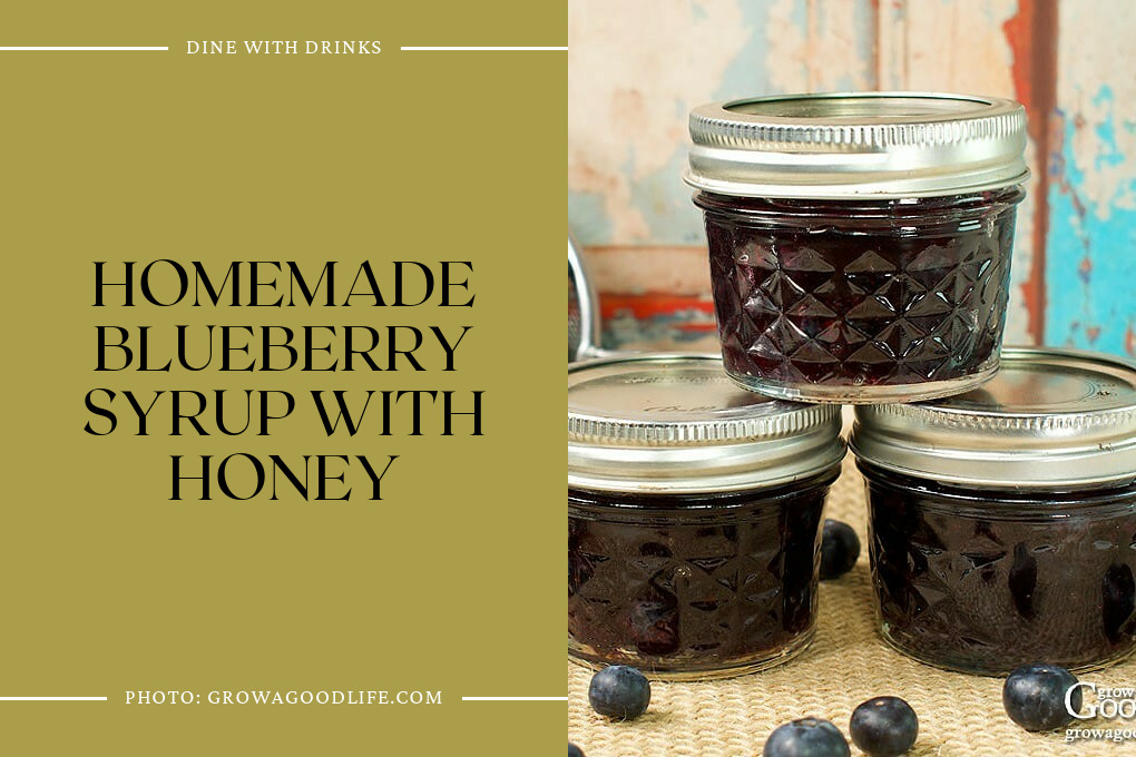 Homemade Blueberry Syrup With Honey