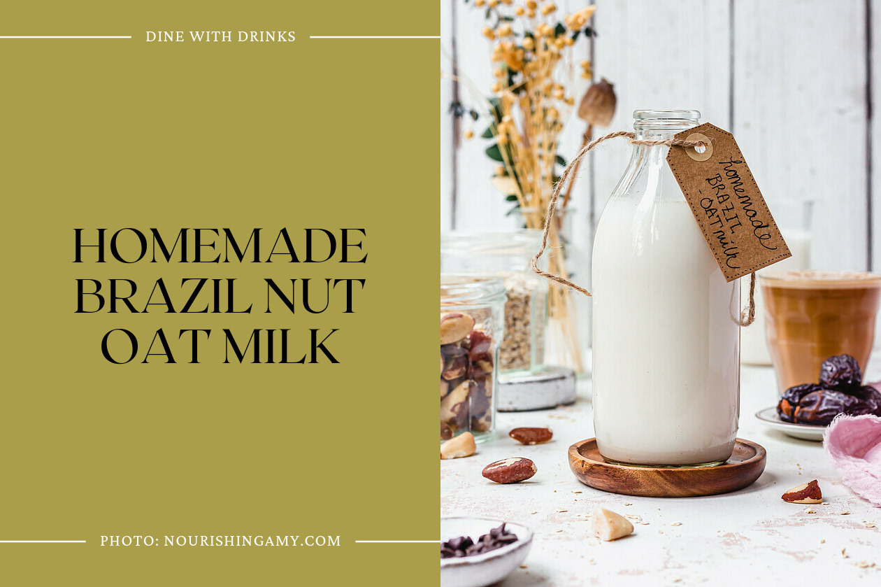 Homemade Brazil Nut Oat Milk