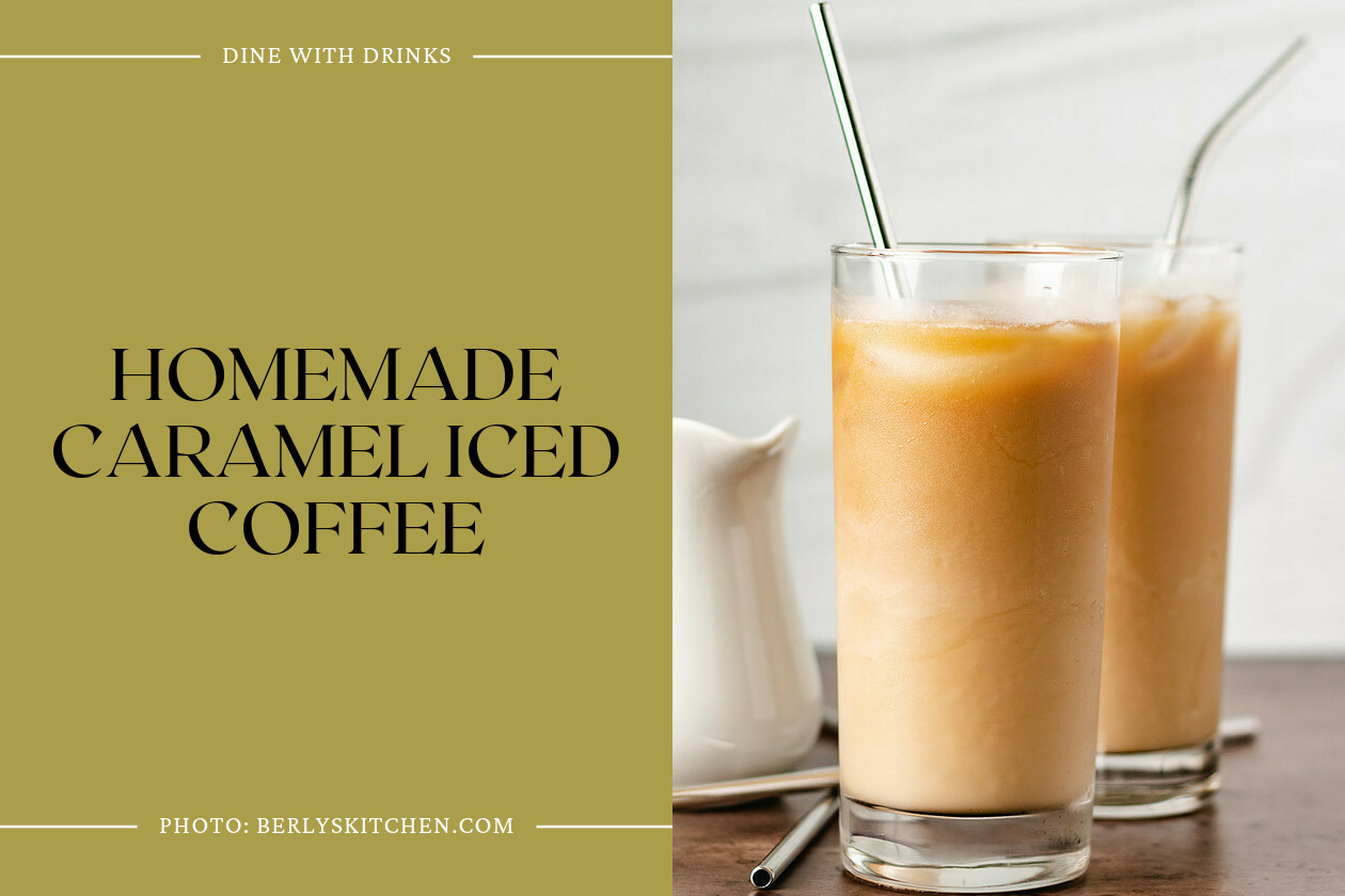 Homemade Caramel Iced Coffee