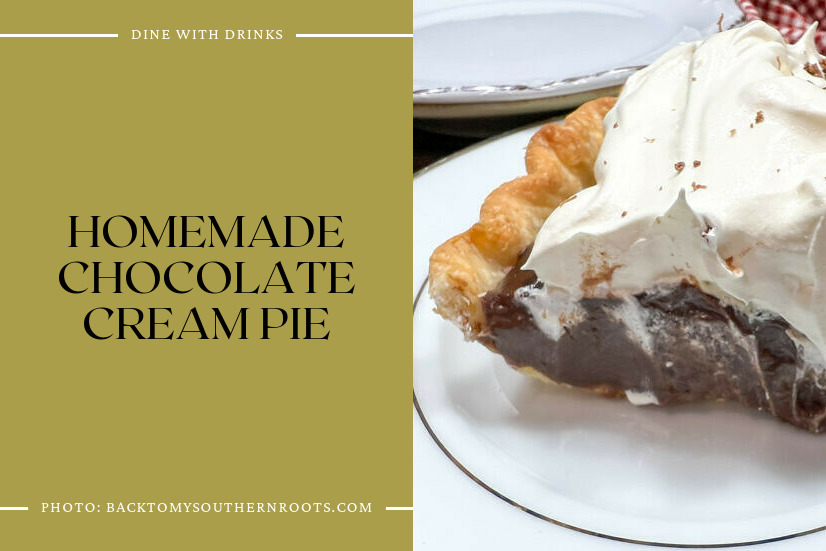 Homemade Chocolate Cream Pie