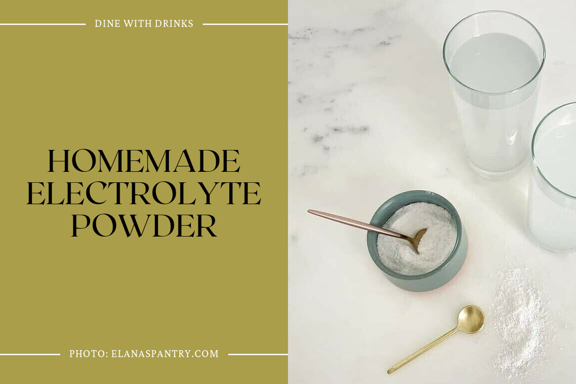 Homemade Electrolyte Powder