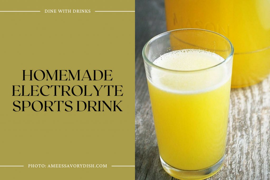 13 Best Homemade Electrolyte Drink Recipes DineWithDrinks
