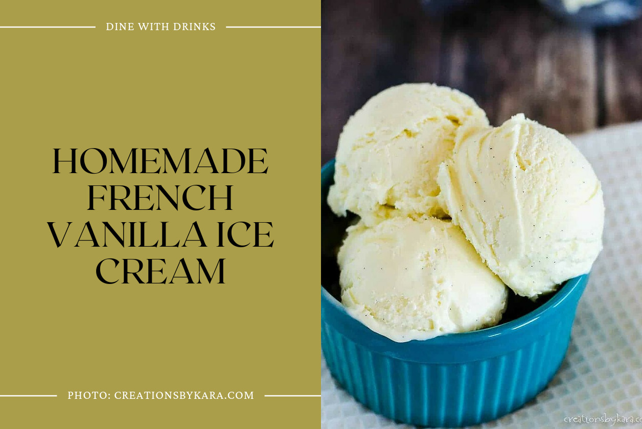 Homemade French Vanilla Ice Cream