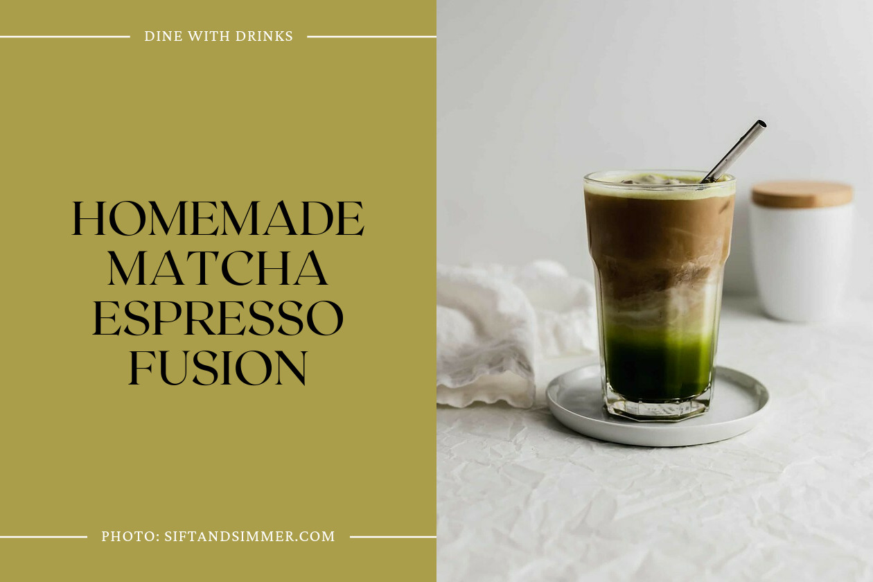 Homemade Matcha Espresso Fusion