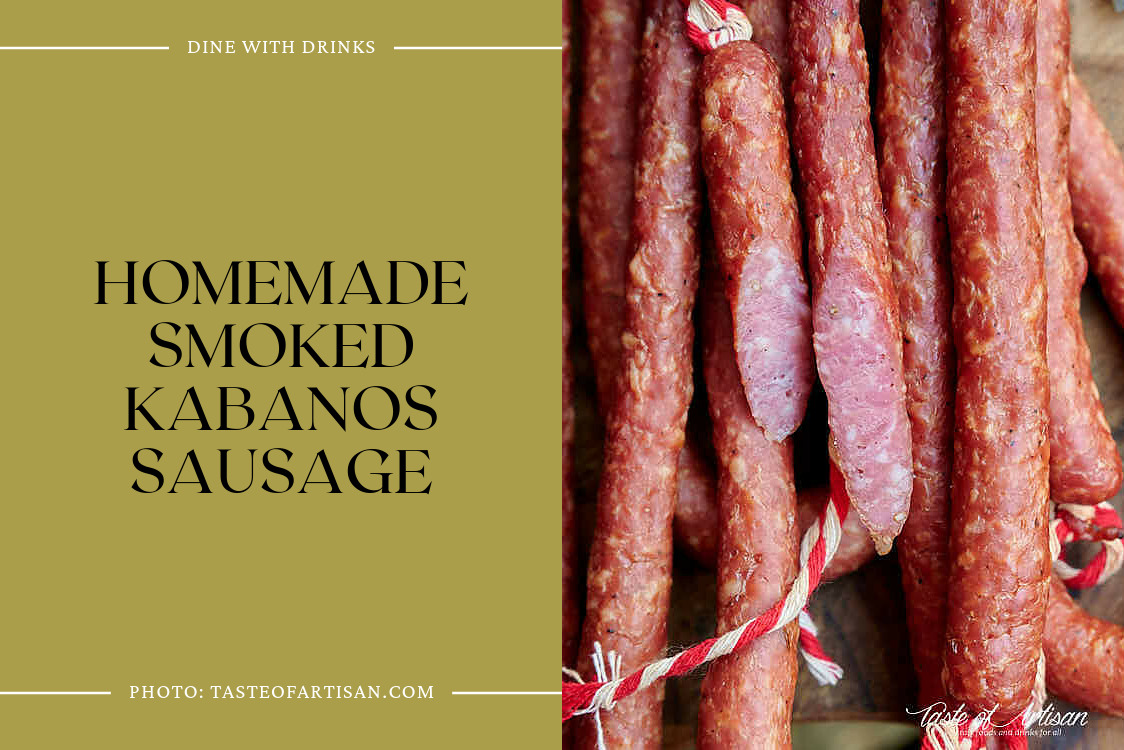 Homemade Smoked Kabanos Sausage