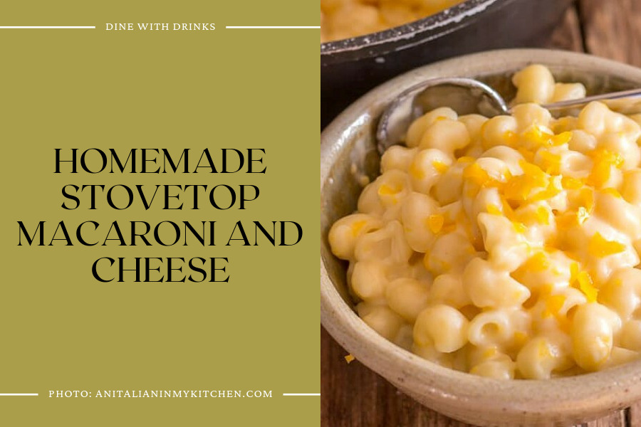 Homemade Stovetop Macaroni And Cheese