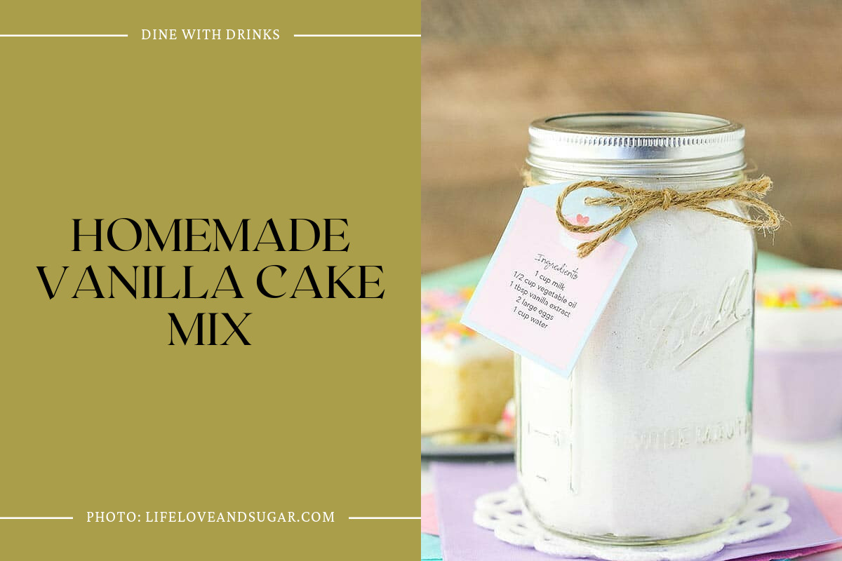Homemade Vanilla Cake Mix