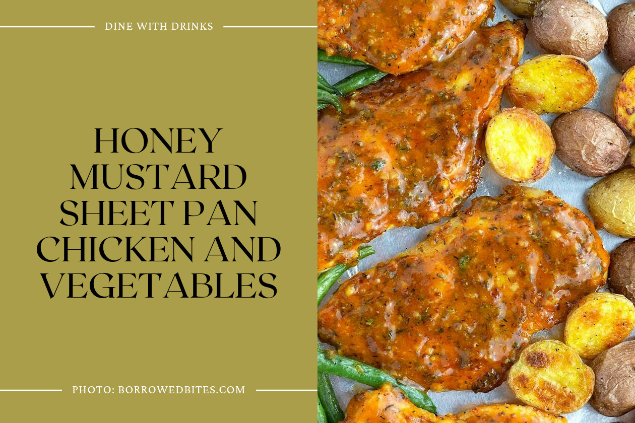 Honey Mustard Sheet Pan Chicken And Vegetables
