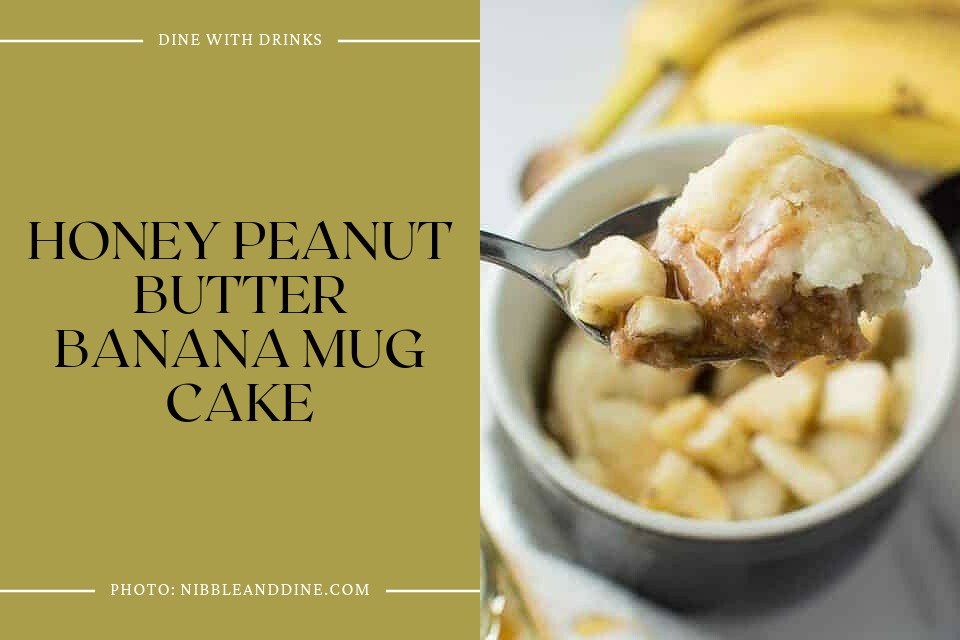 Honey Peanut Butter Banana Mug Cake