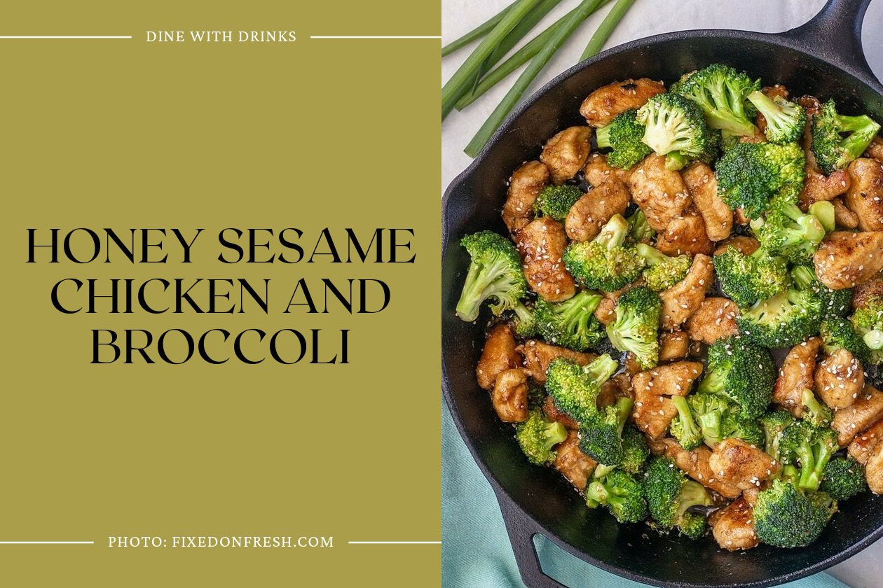Honey Sesame Chicken And Broccoli