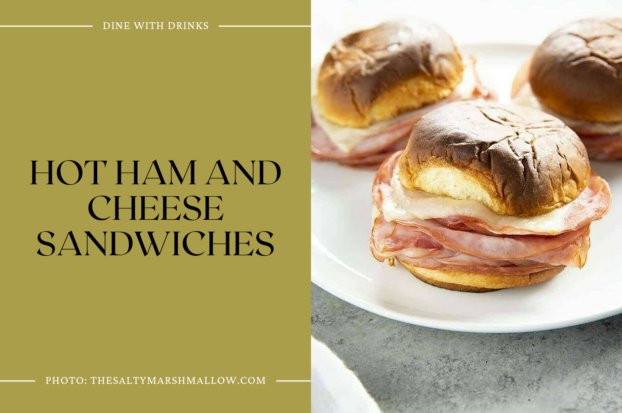 Hot Ham And Cheese Sandwiches
