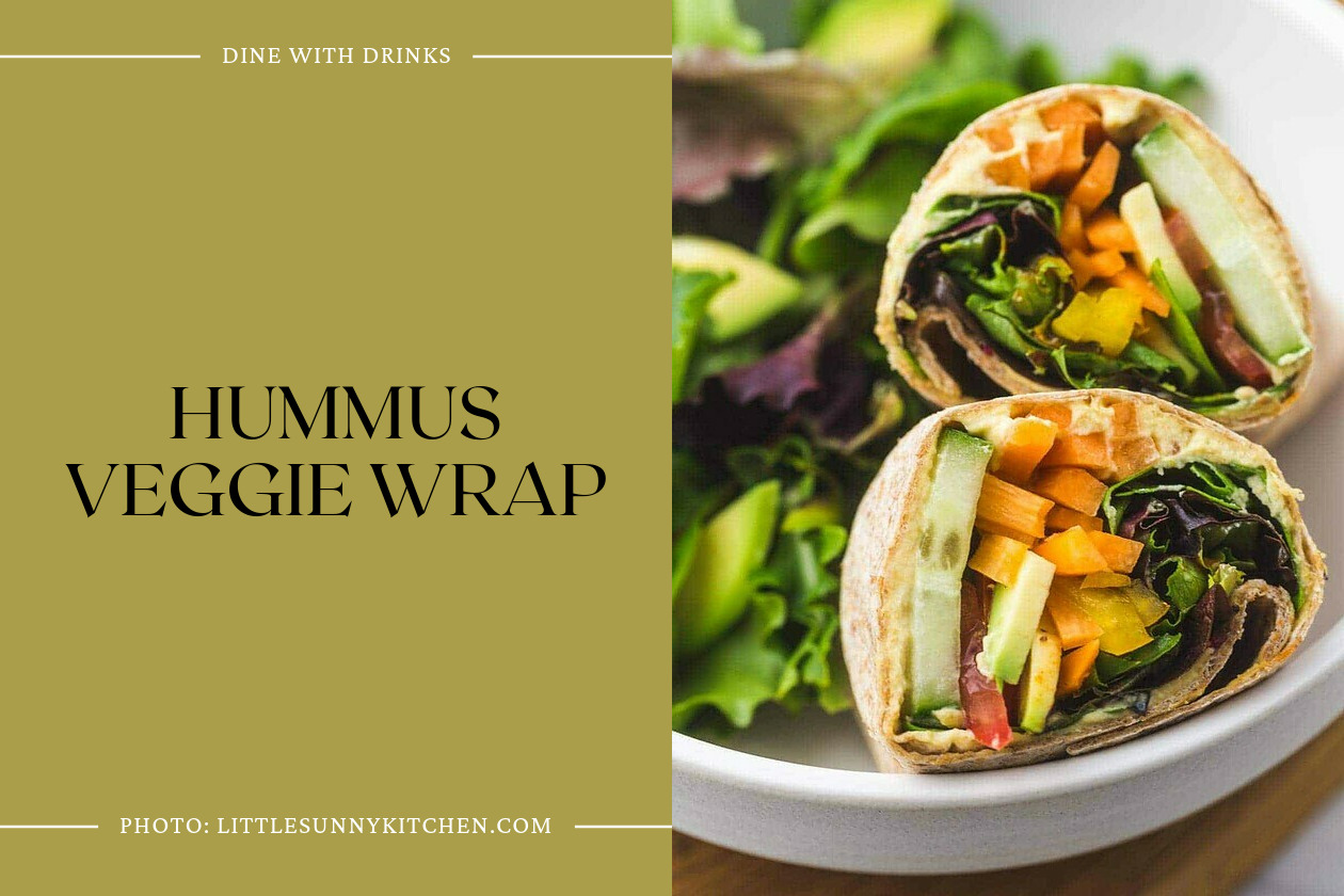 Hummus Veggie Wrap
