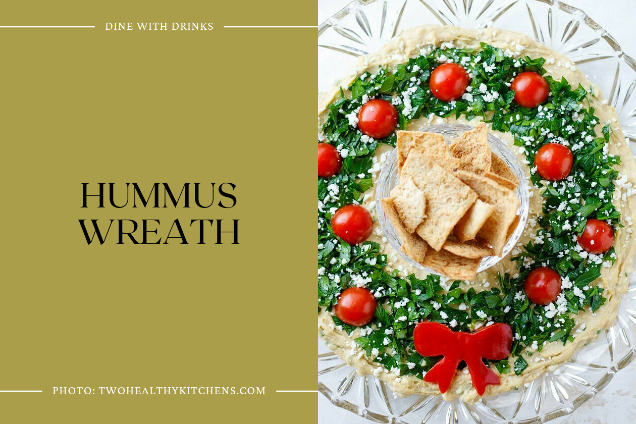 Hummus Wreath