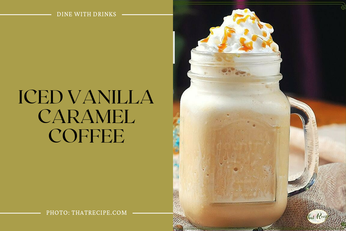 Iced Vanilla Caramel Coffee
