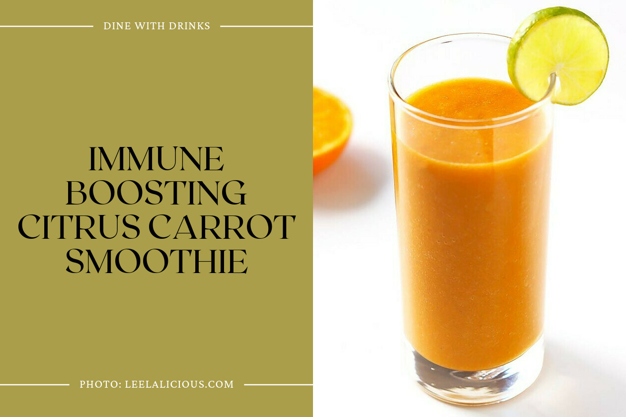 Immune Boosting Citrus Carrot Smoothie
