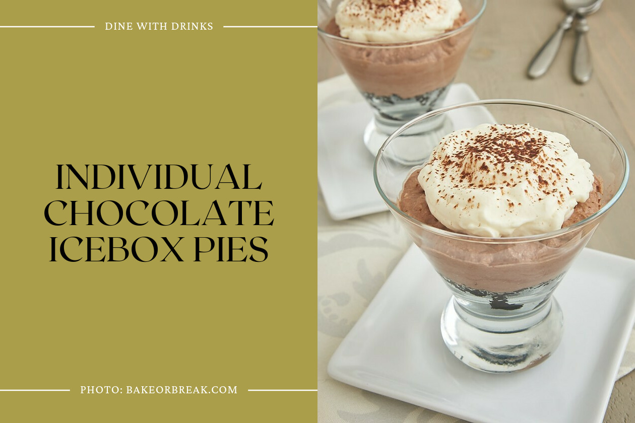 Individual Chocolate Icebox Pies