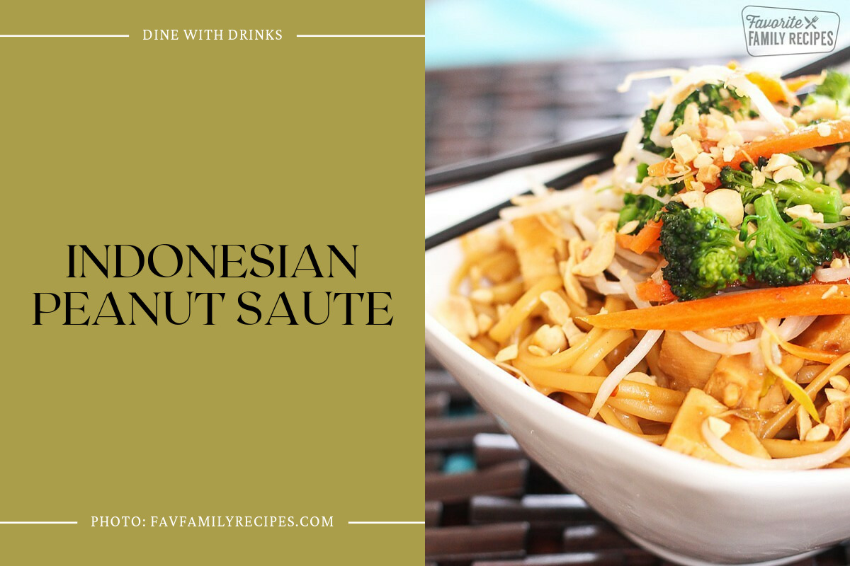 Indonesian Peanut Saute