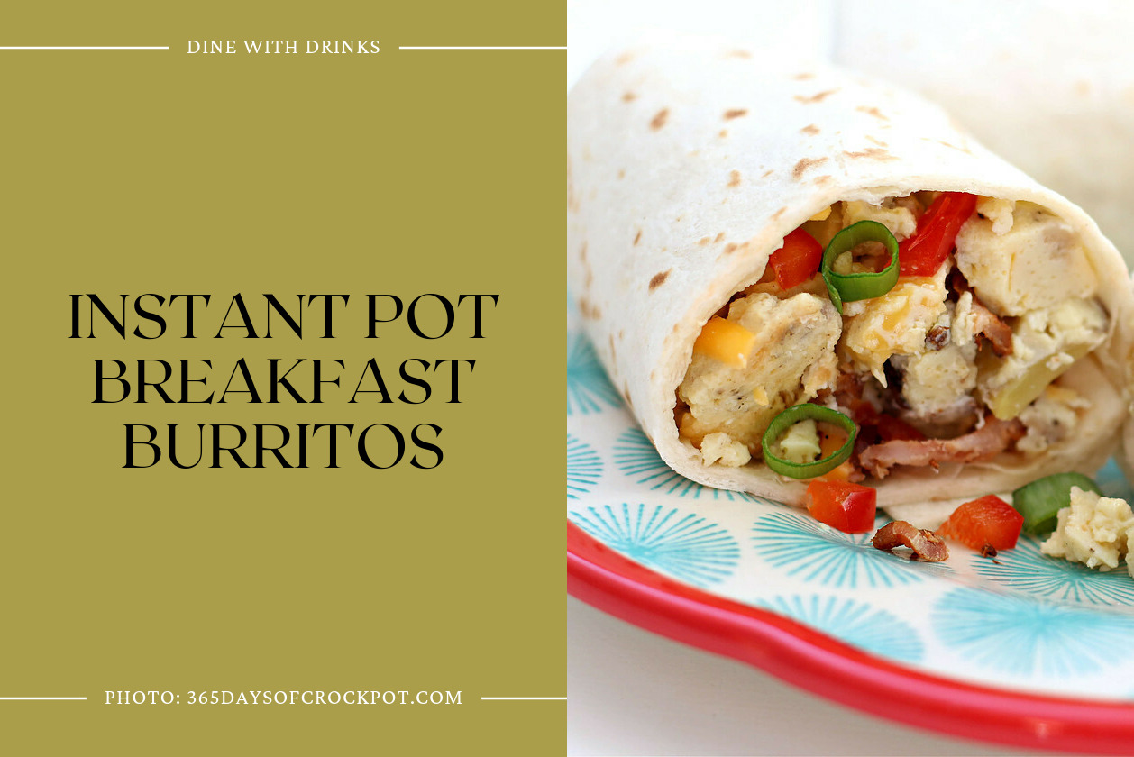 Instant Pot Breakfast Burritos