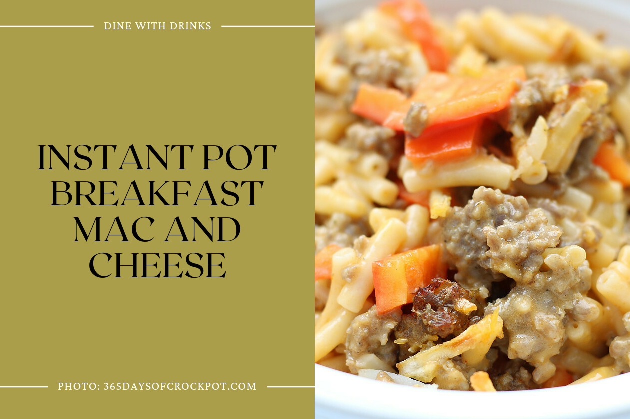 Instant Pot Breakfast Mac And Cheese