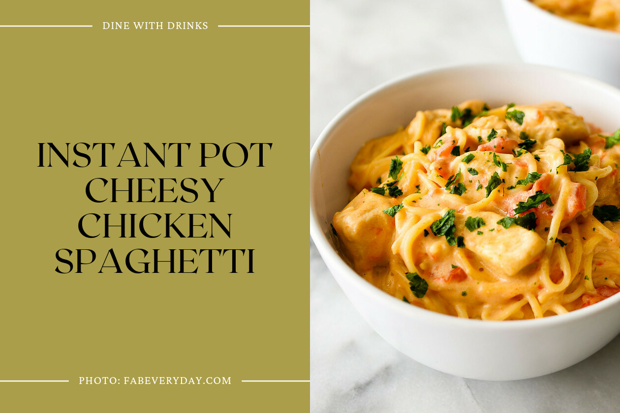 Instant Pot Cheesy Chicken Spaghetti