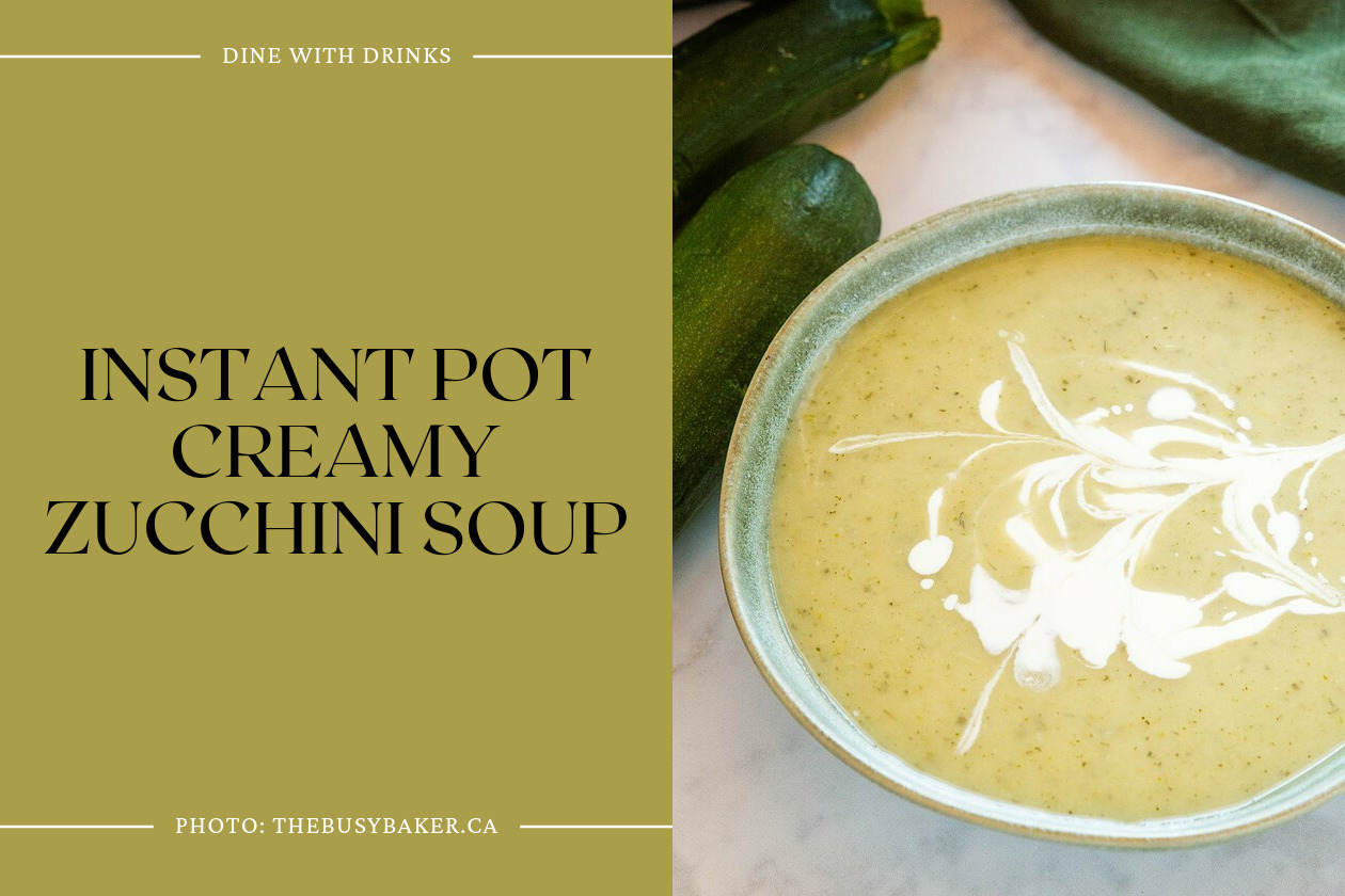 Instant Pot Creamy Zucchini Soup