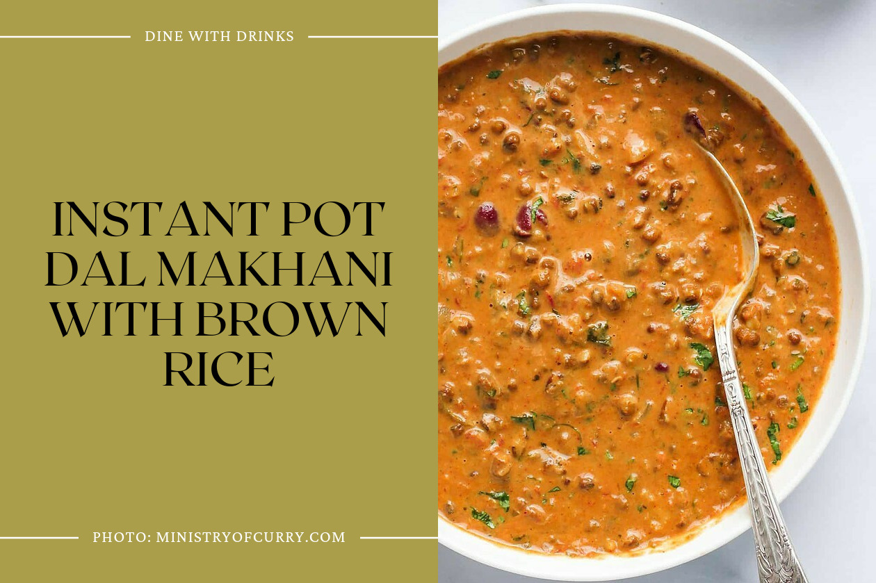Instant Pot Dal Makhani With Brown Rice