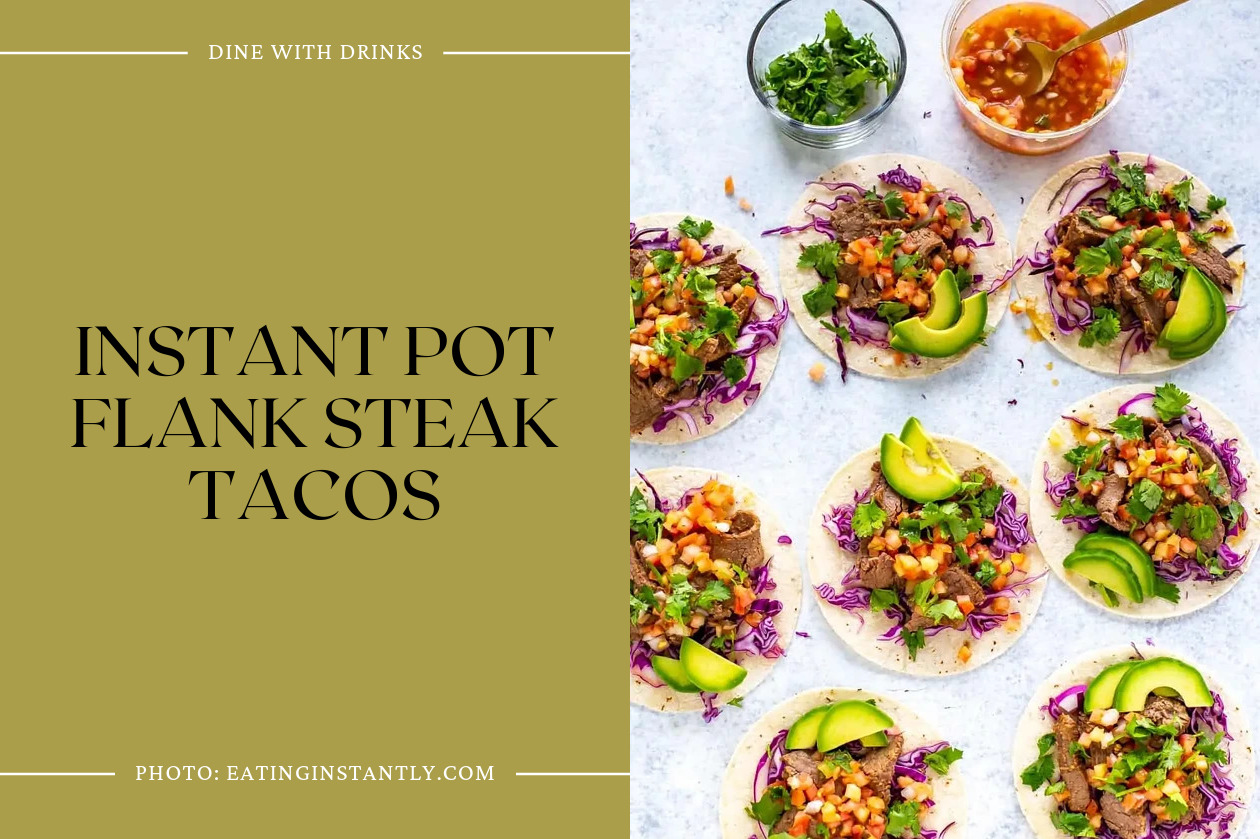 Instant Pot Flank Steak Tacos