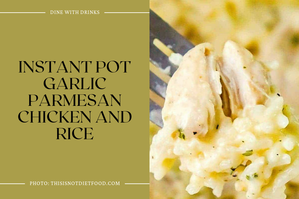 Instant Pot Garlic Parmesan Chicken And Rice