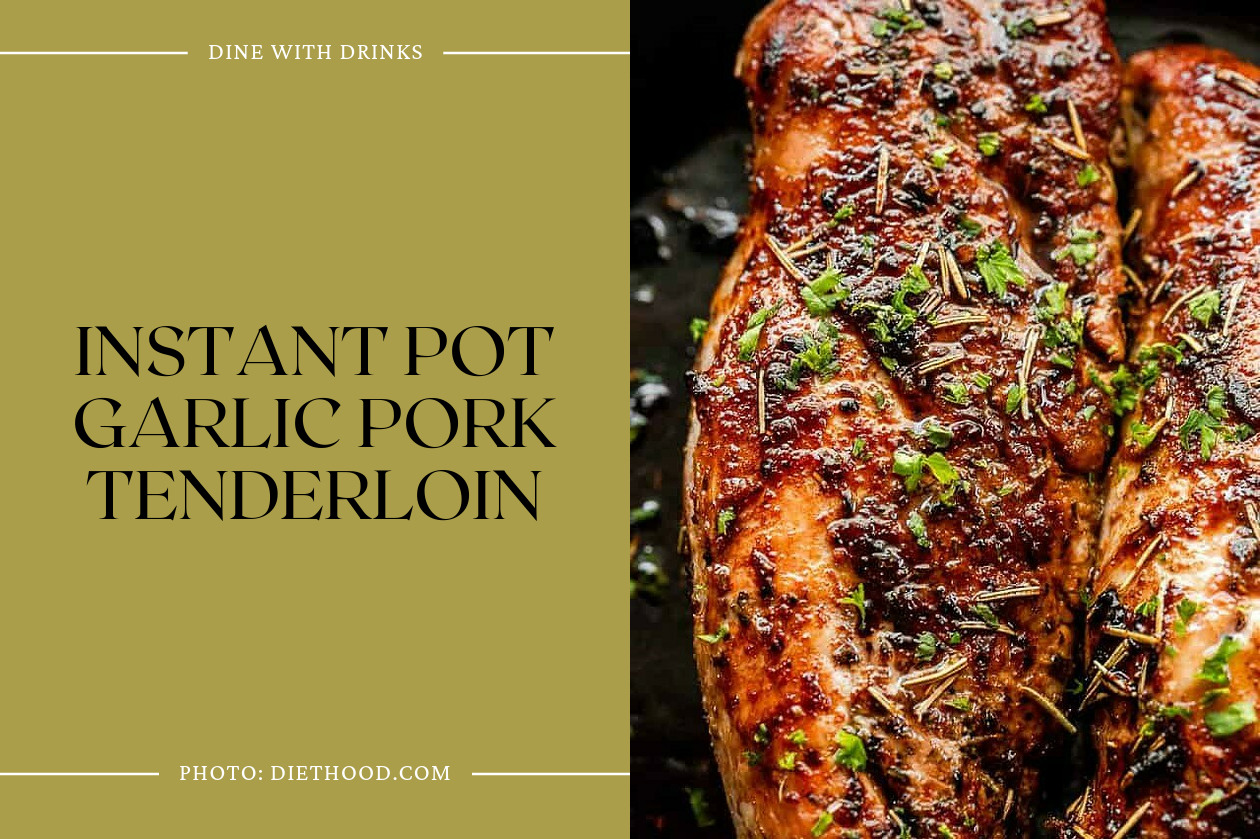 Instant Pot Garlic Pork Tenderloin