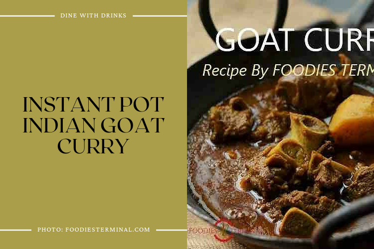 Instant Pot Indian Goat Curry