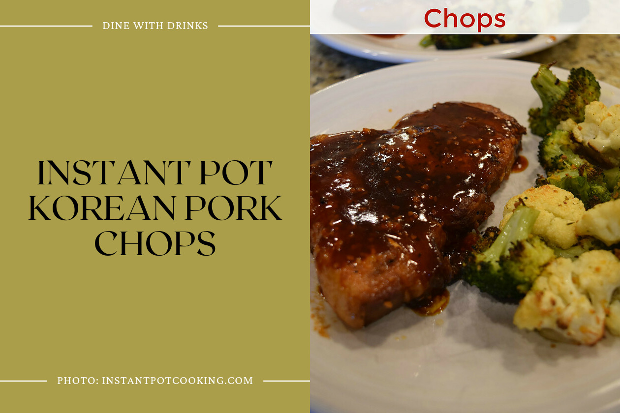Instant Pot Korean Pork Chops