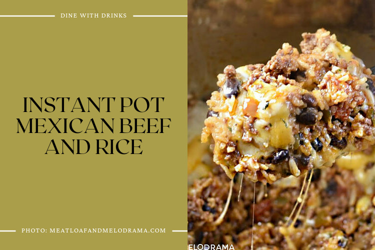 Instant Pot Mexican Beef And Rice