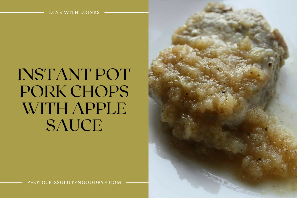Instant Pot Pork Chops With Apple Sauce
