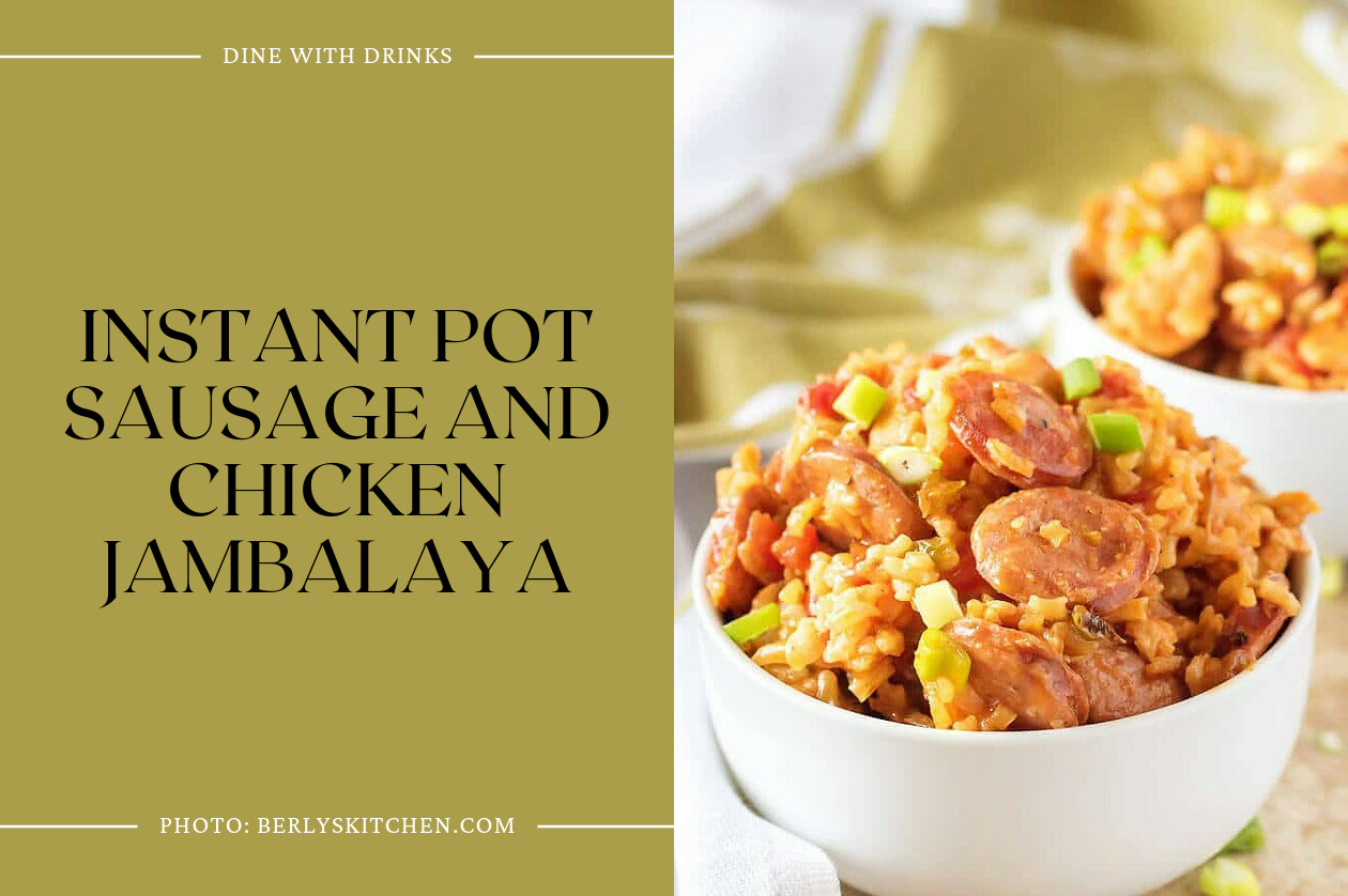 Instant Pot Sausage And Chicken Jambalaya