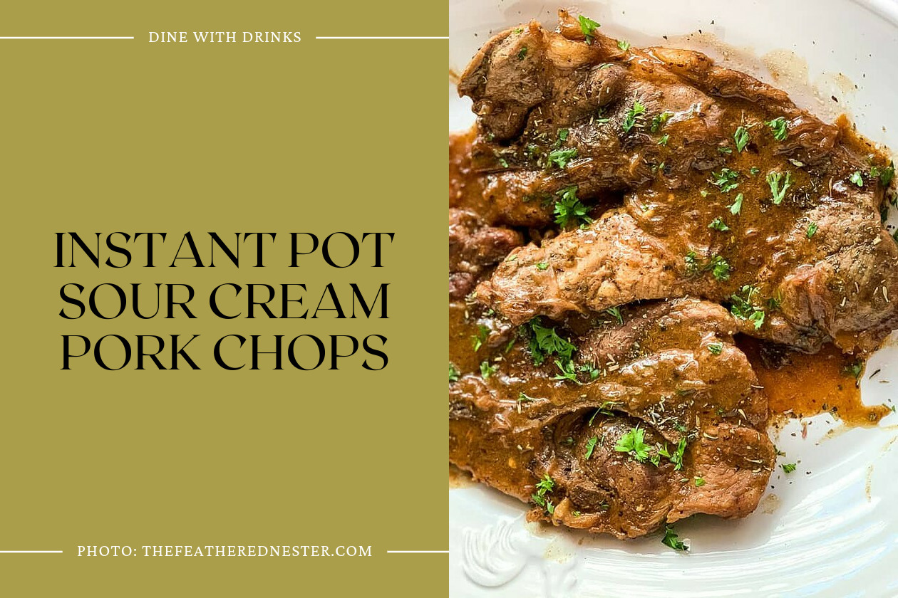 Instant Pot Sour Cream Pork Chops