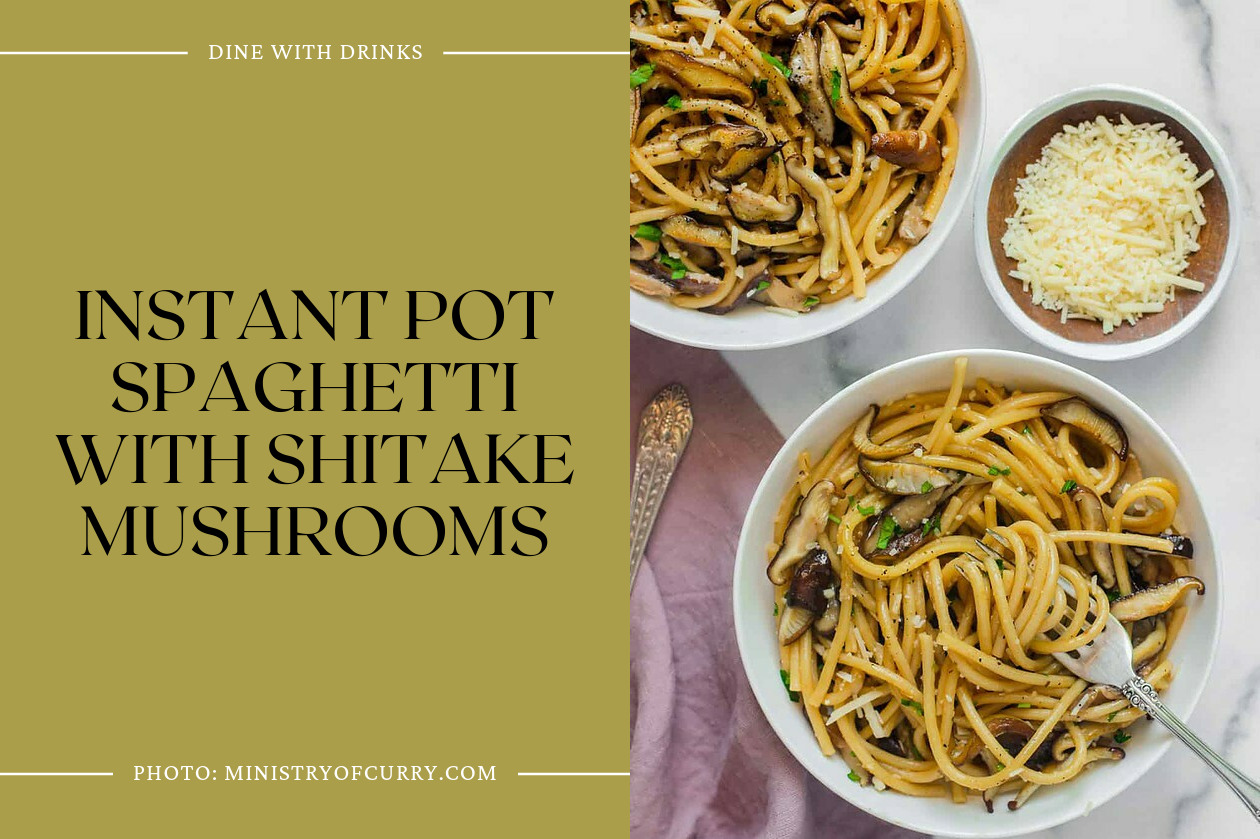 Instant Pot Spaghetti With Shitake Mushrooms